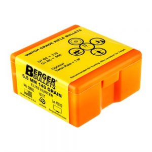 Berger Elite Hunter Boat Tail Bullets