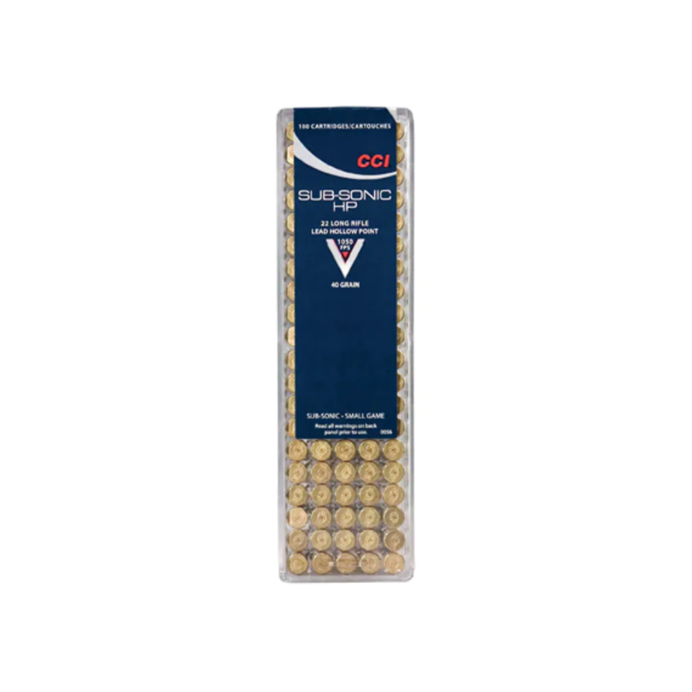 CCI Sub-Sonic HP 22 L/R Ammunition