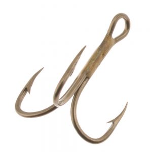 Eagle Claw Bronze 2x Treble Hook 20pk