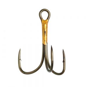 Eagle Claw Bronze 3x Treble VP Hook 10pk