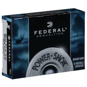Federal Power-Shok 20ga Rifled Slugs