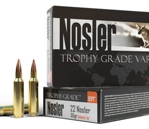 Nosler Trophy Grade Varmint Rifle Ammunition