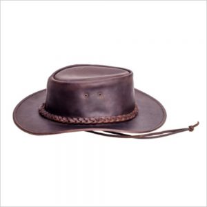 Amundson Lerado Long Gun Outback Leather Hat