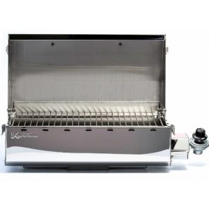 Kuuma Stow N' Go Stainless Propane BBQ 13,000 BTU's