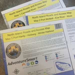 Campbell River Search and Rescue North Island Roads and Access Maps